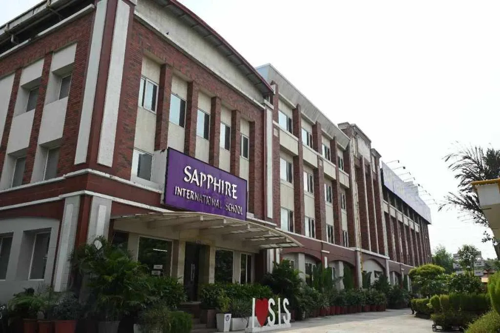 Front of the Building Sapphire International School, Noida